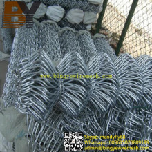 Hot-Dipped Galvanized Diamond Metal Fence